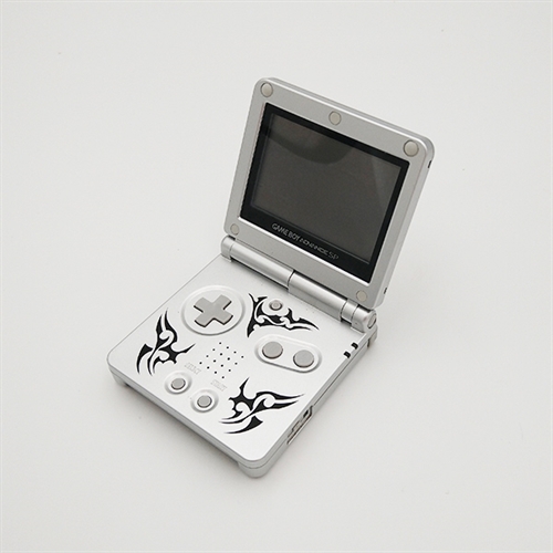 Gameboy Advance SP Konsol - AGS-001 - Tribal - SNR EP-00014 (B Grade) (Genbrug)